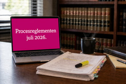 Per 1 juli zijn de procesreglementen gewijzigd: dit moet je weten!